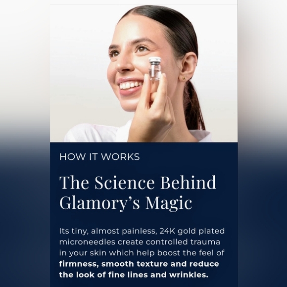 NIB Set of 3 - Glamory Micro-needling Micro Infusion Microlift System Skincare - Picture 8 of 16